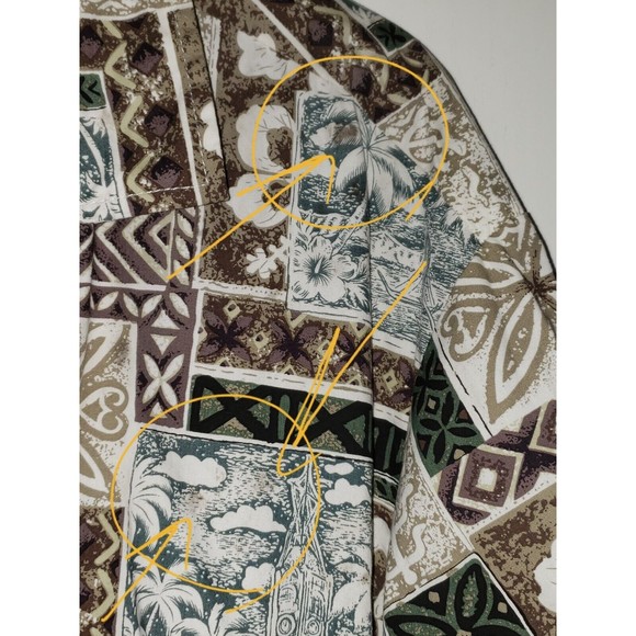 Hawaiian Togs Hawaiian Shirt Tropical island Hibiscus Design 2XL - Picture 8 of 11